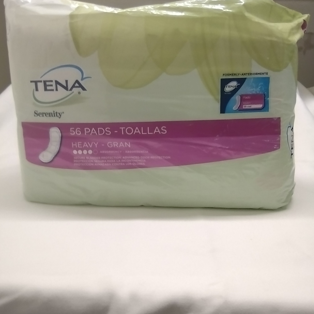 Brand New! Tena Serenity 56  Pads.